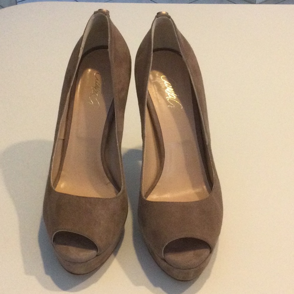 Carla G Suede Platform Heels